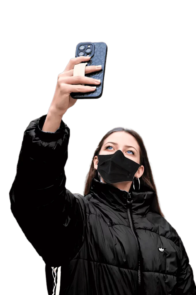držalo za pametni telefon, telefon varno v roki